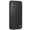 BMW BMHCI65MBC Signature Carbon Hardcase für Apple iPhone XS Max, Schwarz