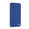 BMW BMHCPXMSILNA Silicone M Collection Hardcase für Apple iPhone X / XS, Navy