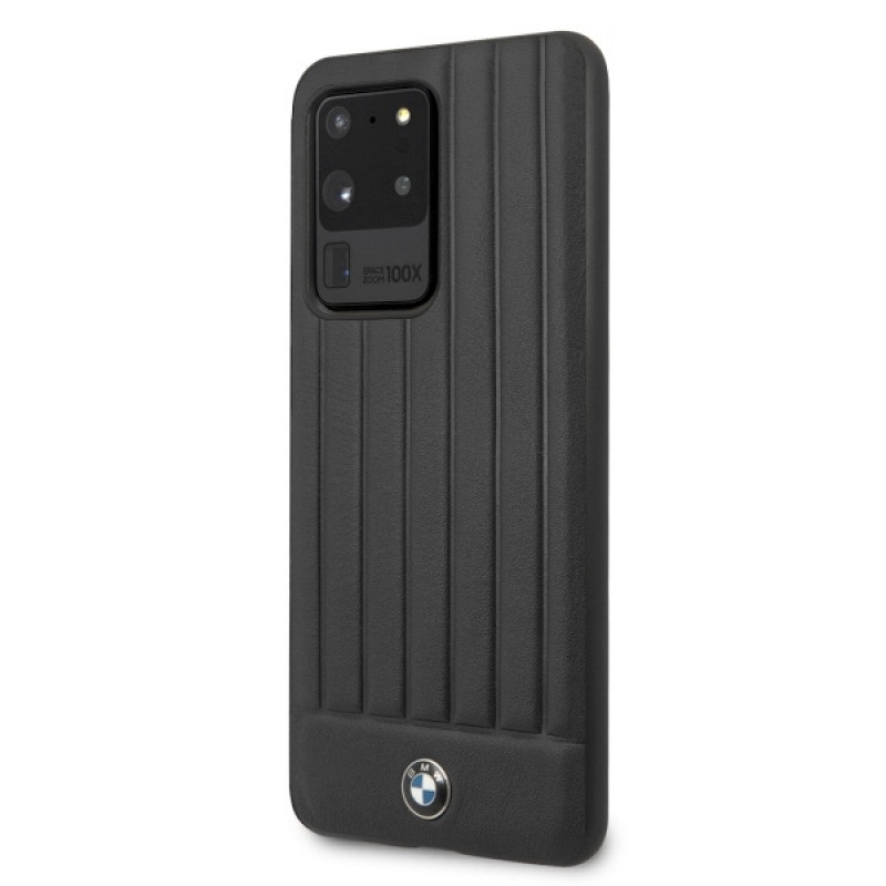 BMW BMHCS69POCBK Signature Hardcase für Samsung Galaxy S20 Ultra, Schwarz