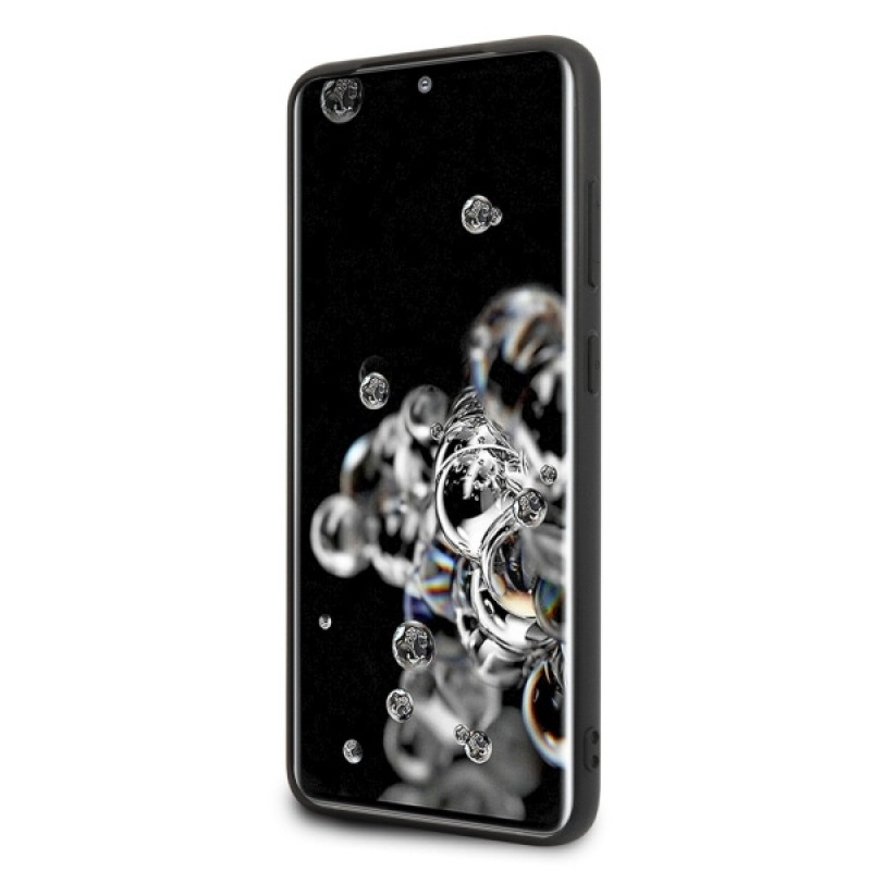 BMW BMHCS69POCBK Signature Hardcase für Samsung Galaxy S20 Ultra, Schwarz
