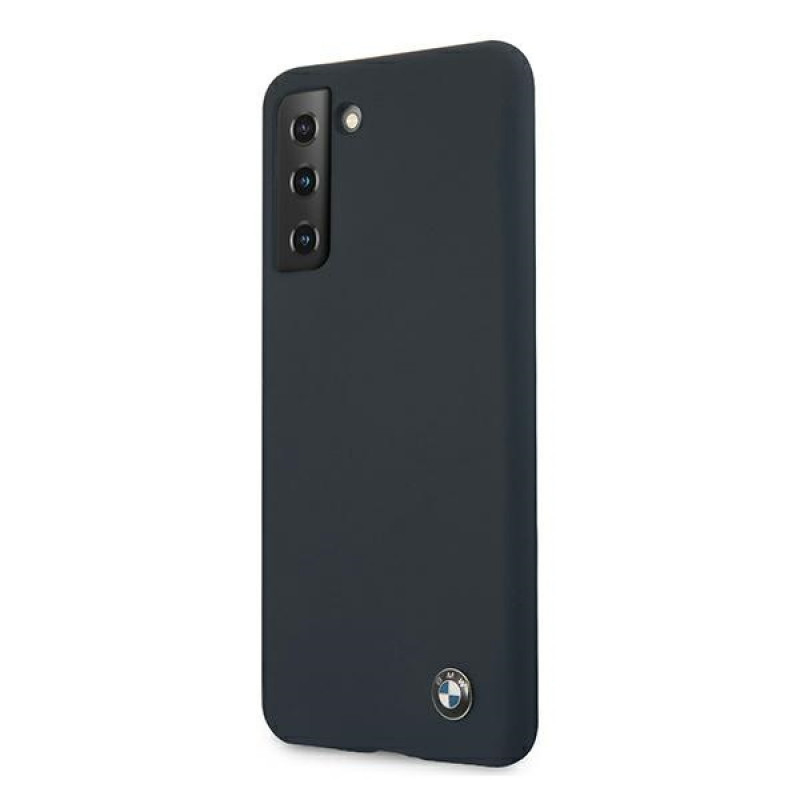 BMW BMHCS21MSILNA Silicone Signature Hardcase für Samsung Galaxy S21+, Navy
