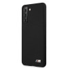 BMW BMHCS21MMSILBK Silicone M Collection Hülle für Samsung Galaxy S21+, Schwarz