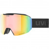 UVEX Evidnt ATTRACT V Skibrille mit Etui, Black/Rainbow