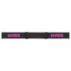 UVEX pwdr FM Kinderskibrille, Black/Pink/Green/Clear