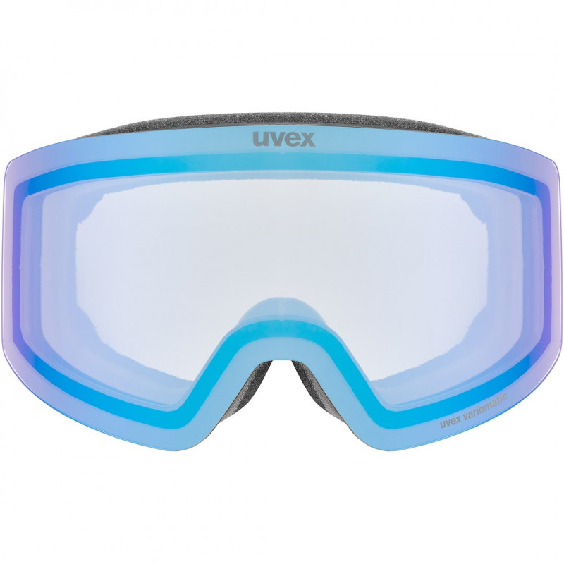 UVEX Provoqe V Skibrille, Schwarz/Blau, Einheitsgröße