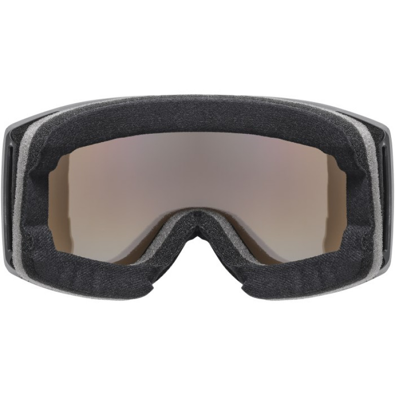 UVEX Scenic P Skibrille, Schwarz/Silber