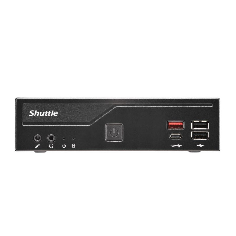 Shuttle DH810 XPC Slim Barebone Mini-PC, LGA1851, 8 GB DDR5-RAM