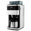 Medion MD 19911 Filterkaffeemaschine mit Mahlwerk, Thermoskanne, 1000 W, Silber/Schwarz