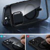 ESR Classic Hybrid HaloLock MagSafe Hülle mit gehärtetem Glas für Apple iPhone 16 Pro Max, Clear/Black