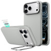ESR Leder-Kickstand-MagSafe-Hülle für Apple iPhone 17 Pro Max / 18 Pro Max, Grau