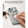 ESR Leder-Kickstand-MagSafe-Hülle für Apple iPhone 17 Pro / 18 Pro, Grau