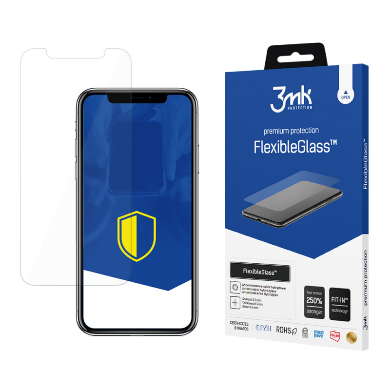 3MK FlexibleGlass Hybridglas für Apple iPhone X