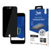 3MK HardGlass Max Privacy Panzerglas für Apple iPhone 7, Schwarz