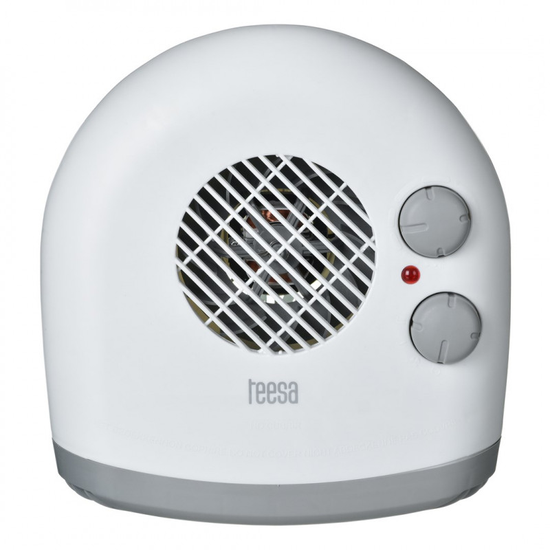 Teesa TSA8027 Elektrisches Heizlüftergerät, Innenbereich, Weiß, 1000/2000 W
