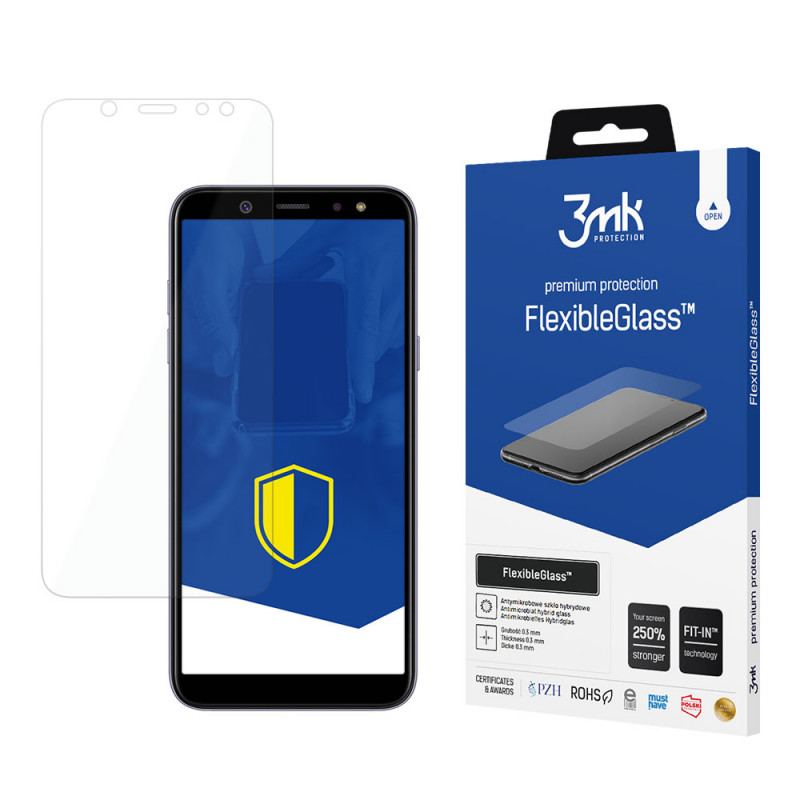 3MK FlexibleGlass Hybrid-Displayschutzfolie für Samsung Galaxy A6 2018