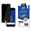 3MK HardGlass Max Privacy Panzerglas für Apple iPhone 8, schwarz