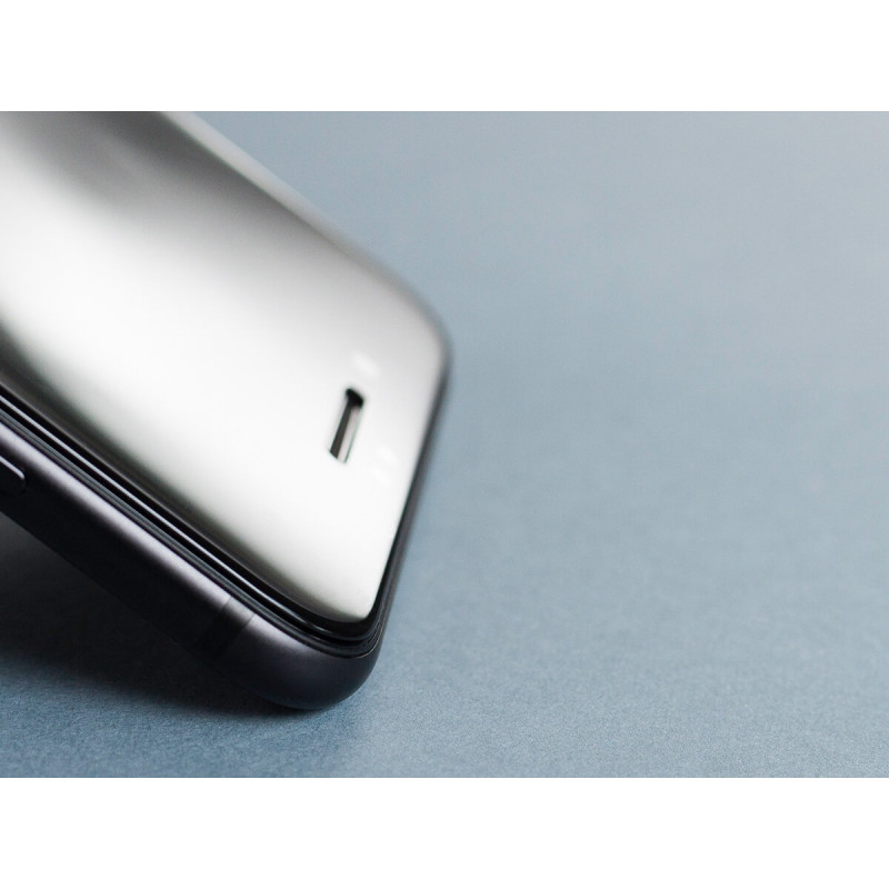3MK HardGlass Max Privacy Panzerglas für Apple iPhone 8, schwarz