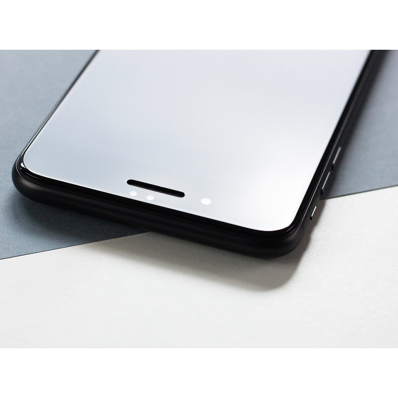 3MK HardGlass Max Privacy Panzerglas für Apple iPhone 8, schwarz