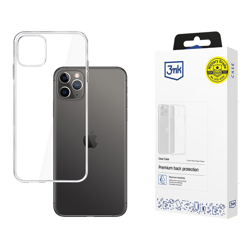 3MK Clear Case für Apple iPhone 11 Pro Max, transparent