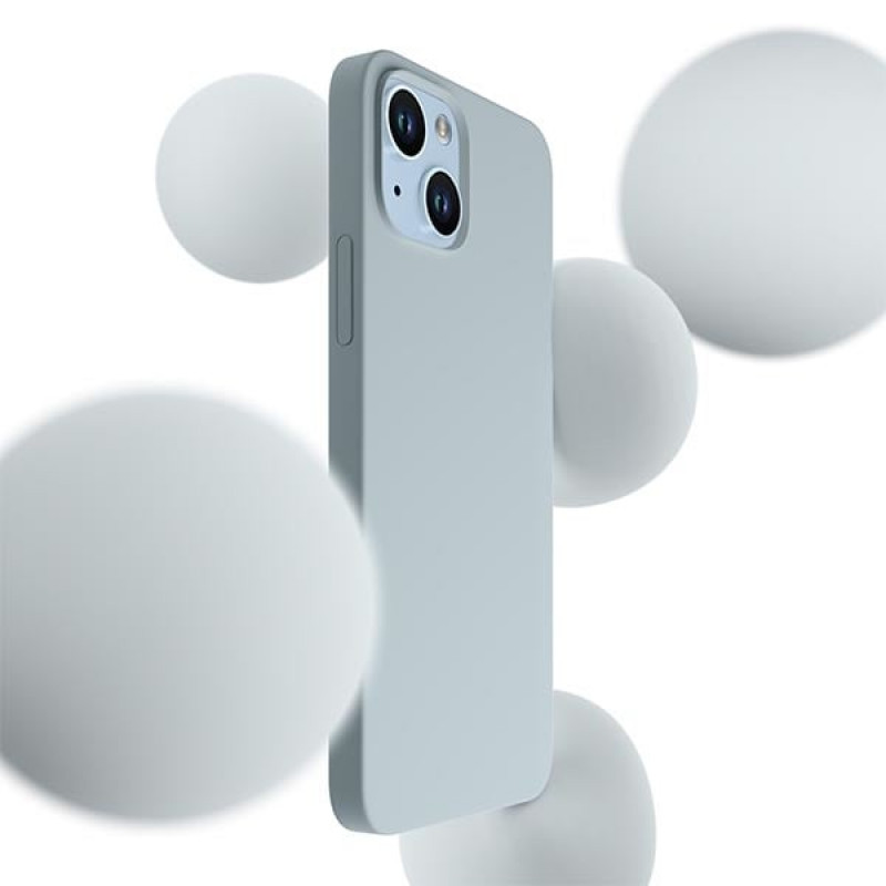 3MK Hardy Case MagSafe Apple iPhone 14 Plus / 15 Plus Silikonhülle, blau