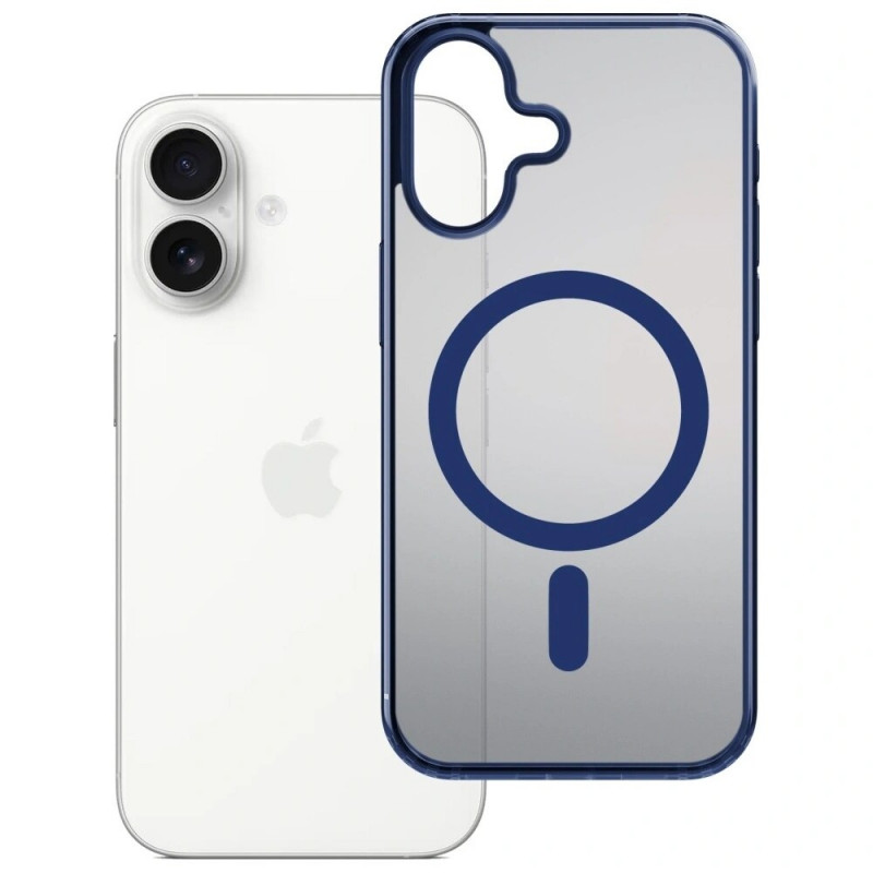 3MK Frosty MagCase für Apple iPhone 17, blau