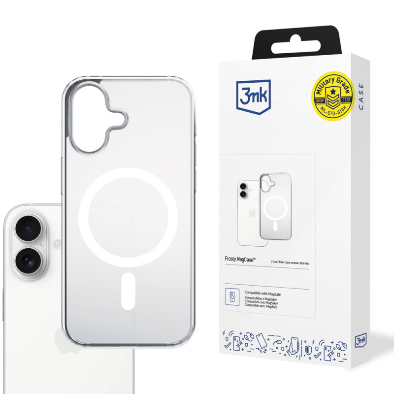 3MK Frosty MagCase für Apple iPhone 17, weiß