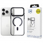 3MK Satin Armor MagCase Hülle für Apple iPhone 17 Pro, Transparent Black