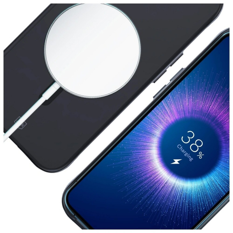 3MK Smoke Matt MagCase Hülle für Apple iPhone 17, Schwarz