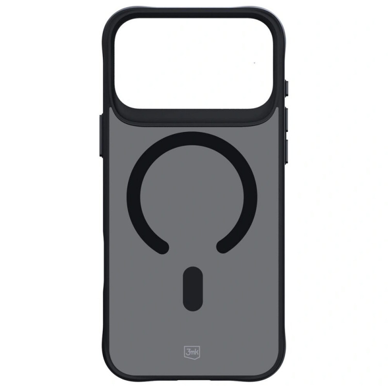 3MK Smoke Matt MagCase Hülle für Apple iPhone 17 Pro, Schwarz