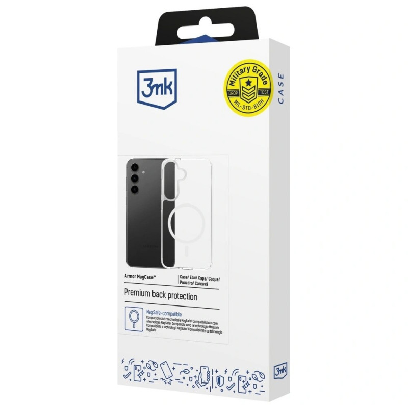 3MK Armor MagCase für Samsung Galaxy S25 FE, transparent