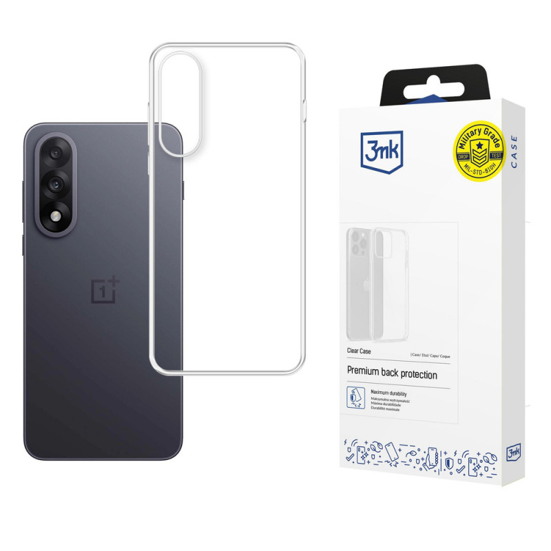 3MK Clear Case für OnePlus Nord 5, transparent