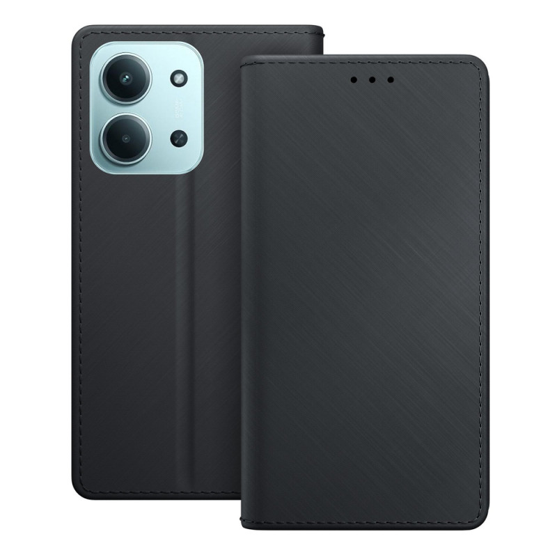 3MK Wallet Case für Redmi 15C 4G / 5G (171 mm) / Poco C85 4G, schwarz