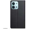 3MK Wallet Case für Redmi 15C 4G / 5G (171 mm) / Poco C85 4G, schwarz