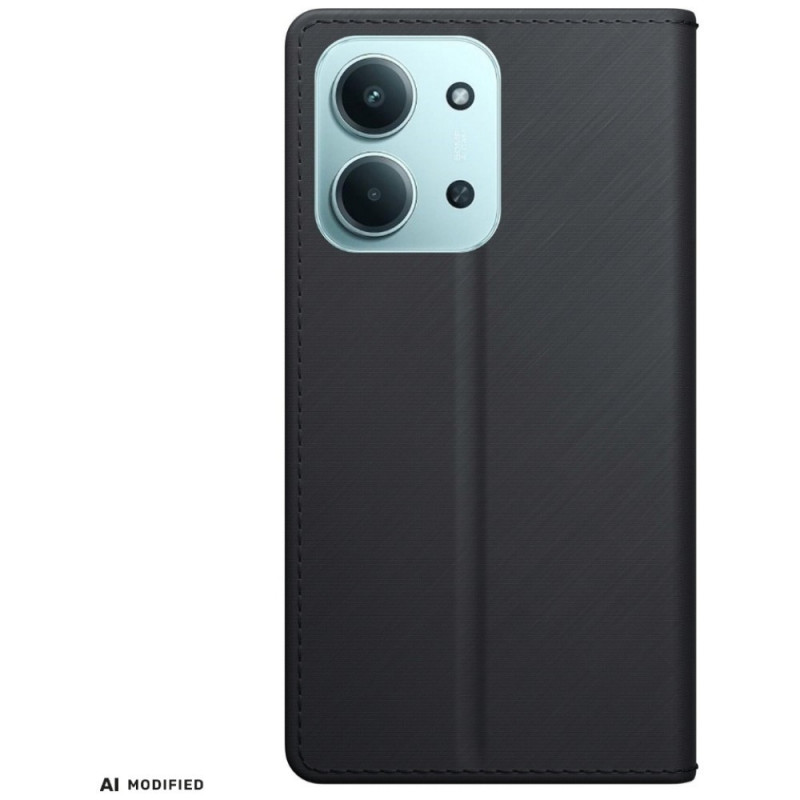 3MK Wallet Case für Redmi 15C 4G / 5G (171 mm) / Poco C85 4G, schwarz