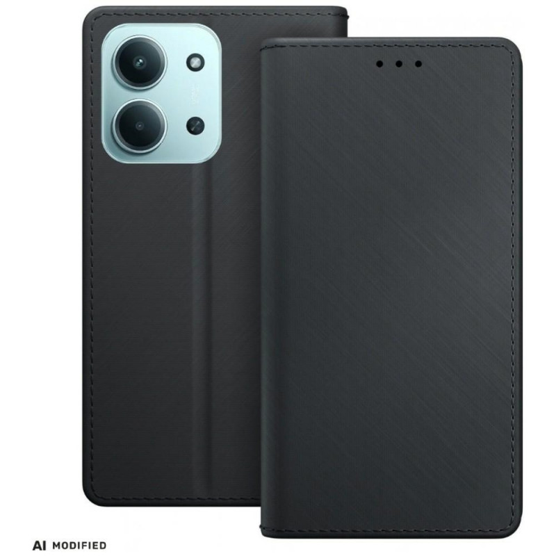 3MK Wallet Case für Redmi 15C 4G / 5G (171 mm) / Poco C85 4G, schwarz