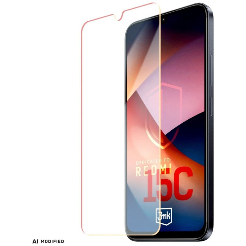 3MK HardGlass gehärtetes Glas für Redmi 15C 4G / 5G (171 mm) / Poco C85 4G