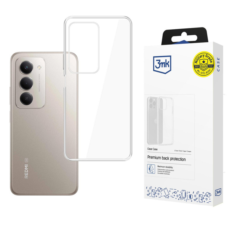 3MK Clear Case für Redmi 15 4G / 15 5G, Transparent