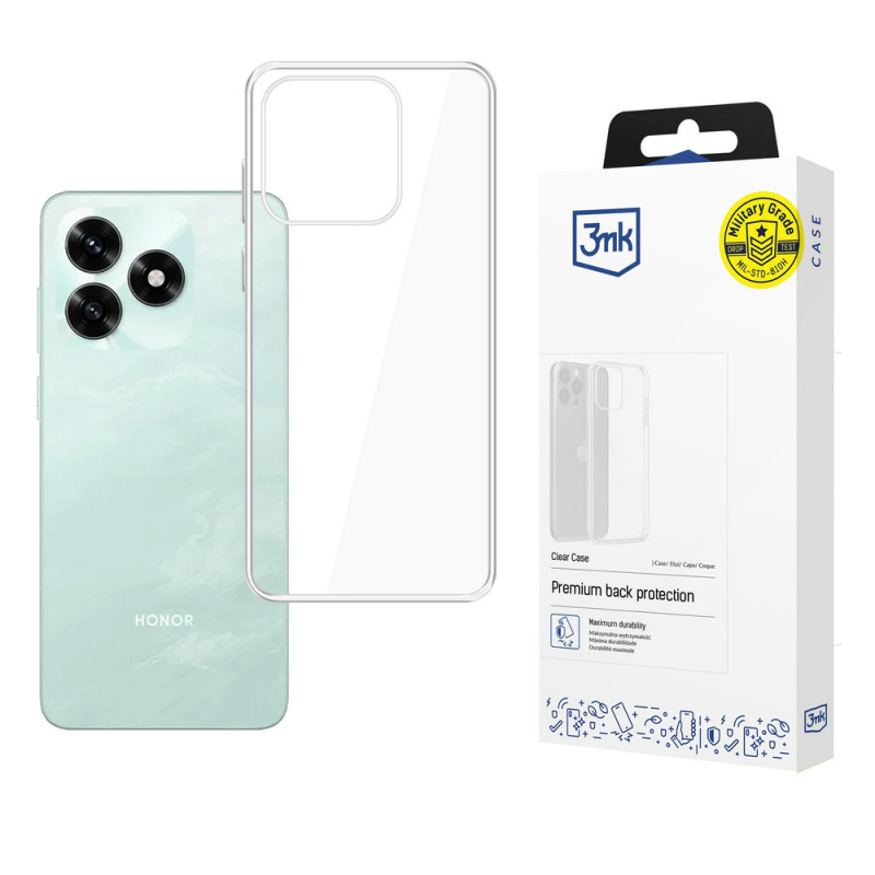 3MK Clear Case für Honor X5C Plus 4G, transparent
