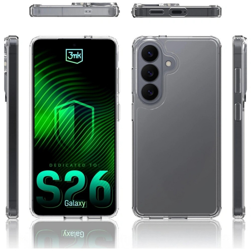 3MK Armor Case für Samsung Galaxy S26, transparent