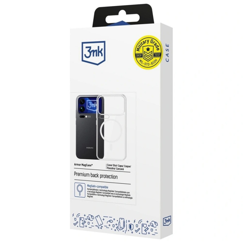 3MK Armor MagCase Xiaomi 17 Pro Max Smartphone-Hülle, transparent