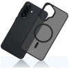 3MK Smoke MagCase Samsung Galaxy A37 Smartphone-Hülle, rauchschwarz