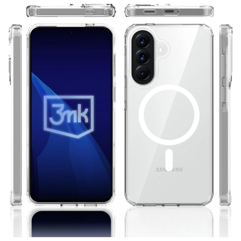 3MK Armor MagCase Samsung Galaxy A57 Smartphone-Hülle, transparent