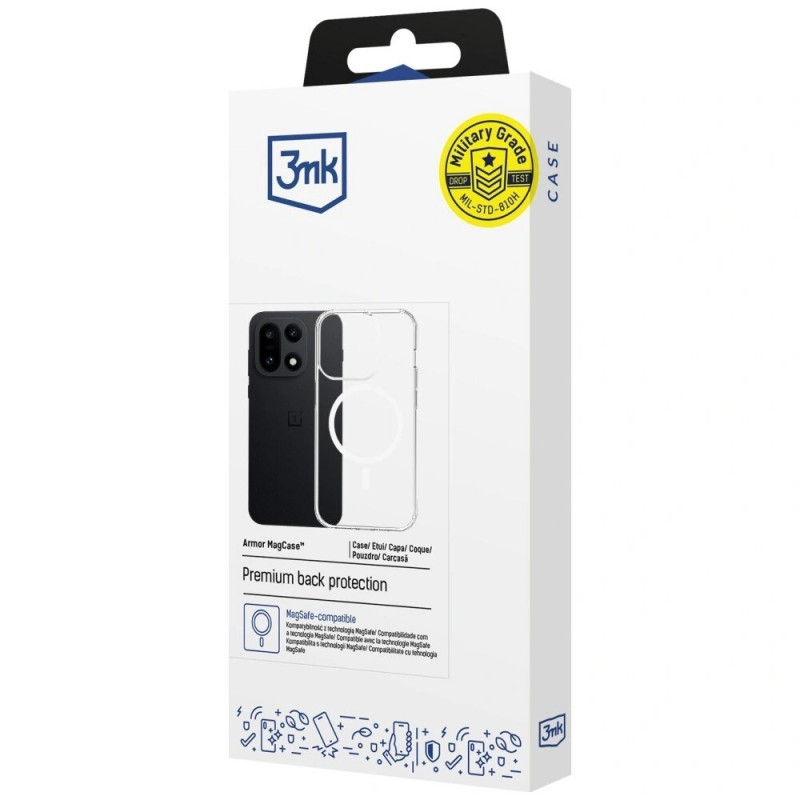 3MK Armor MagCase für OnePlus 15 5G, transparent