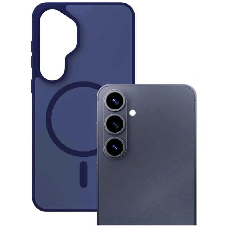 3MK Smoke MagCase für Samsung Galaxy S26+, blau
