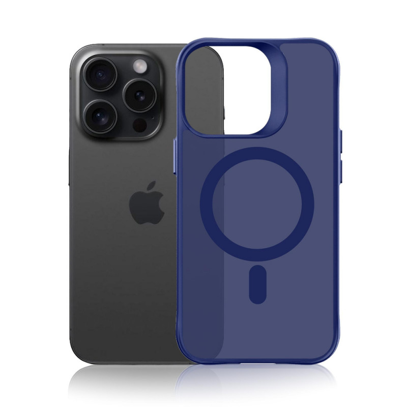 3MK Smoke MagCase für Apple iPhone 16 Pro Max, blau