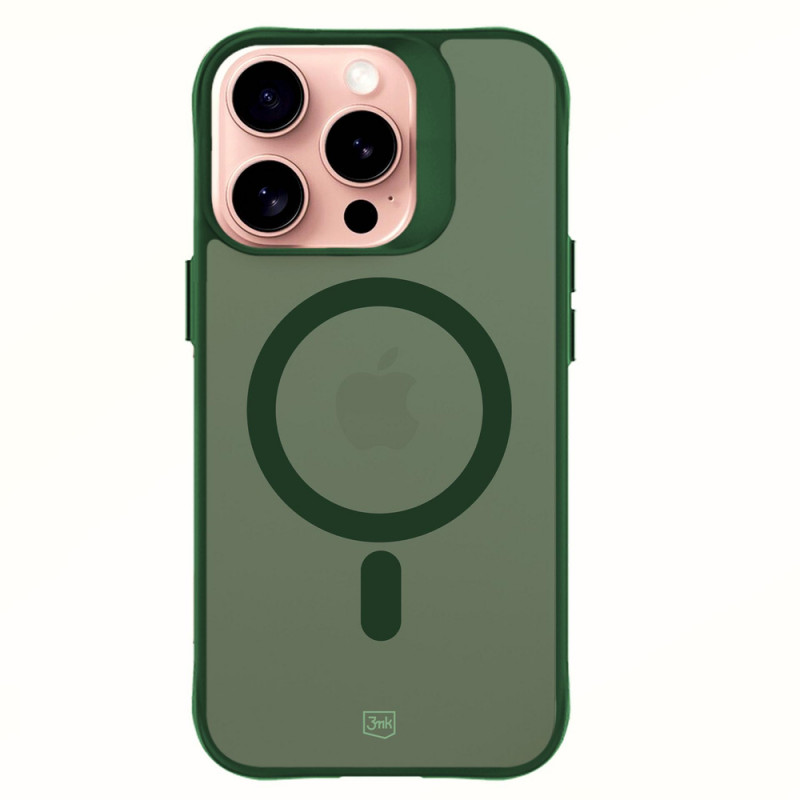3MK Smoke MagCase für Apple iPhone 16 Pro Max, grün