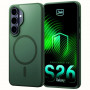3MK Smoke MagCase für Samsung Galaxy S26+, grün