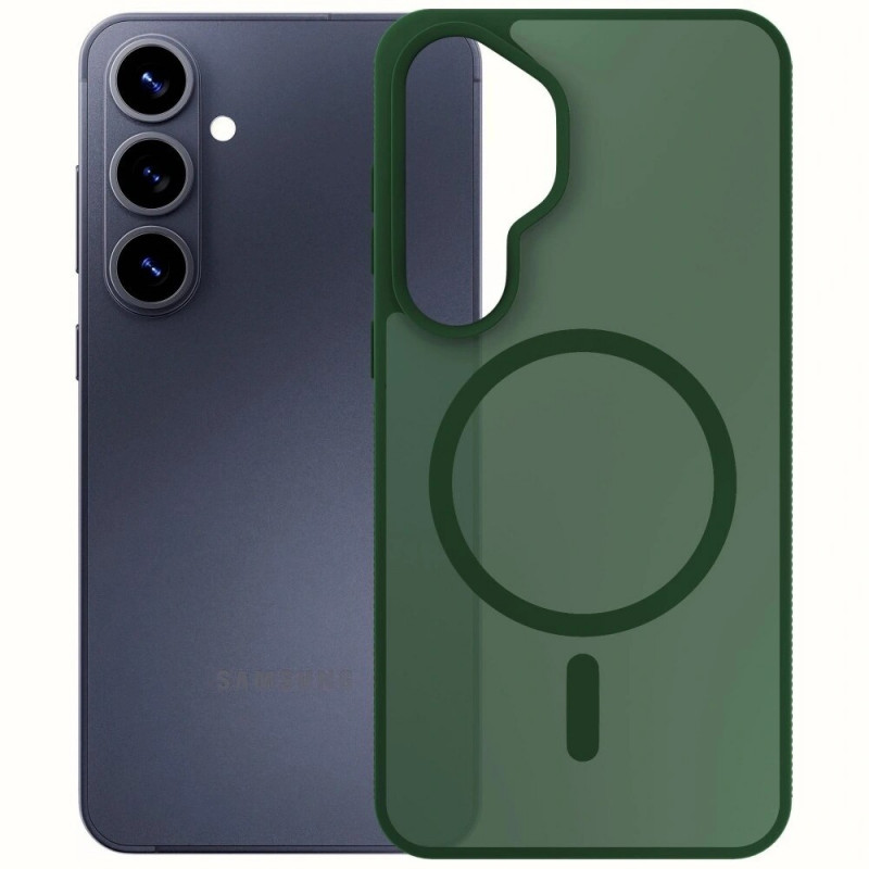 3MK Smoke MagCase für Samsung Galaxy S26+, grün