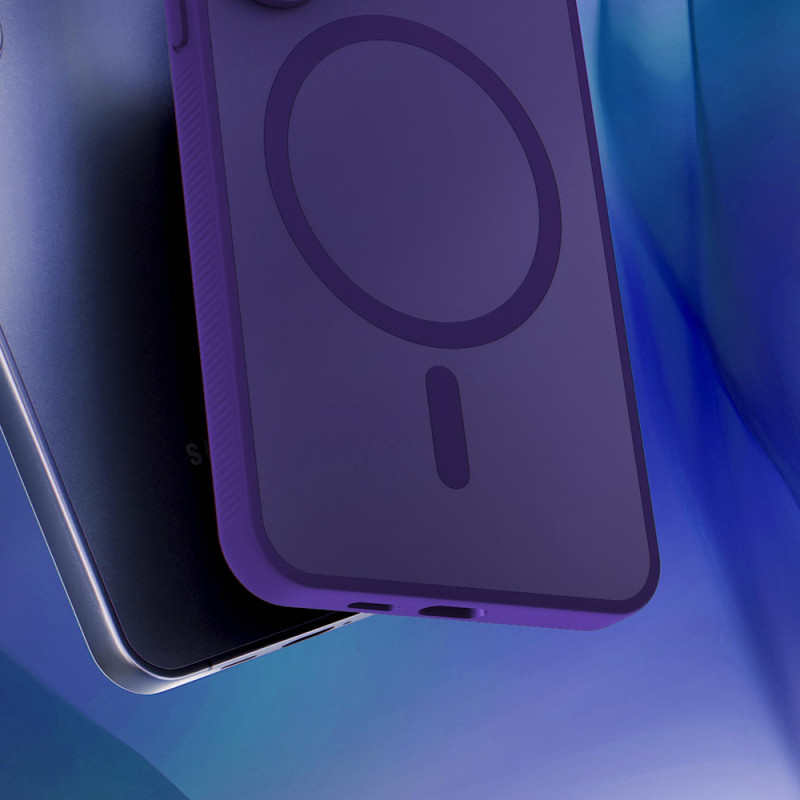 3MK Smoke MagCase für Apple iPhone 16 Pro Max, lila