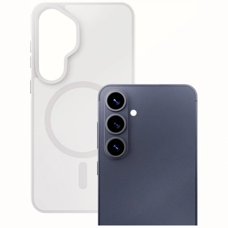 3MK Smoke MagCase für Samsung Galaxy S26+, weiß